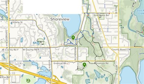 shoreview mn walking trails.